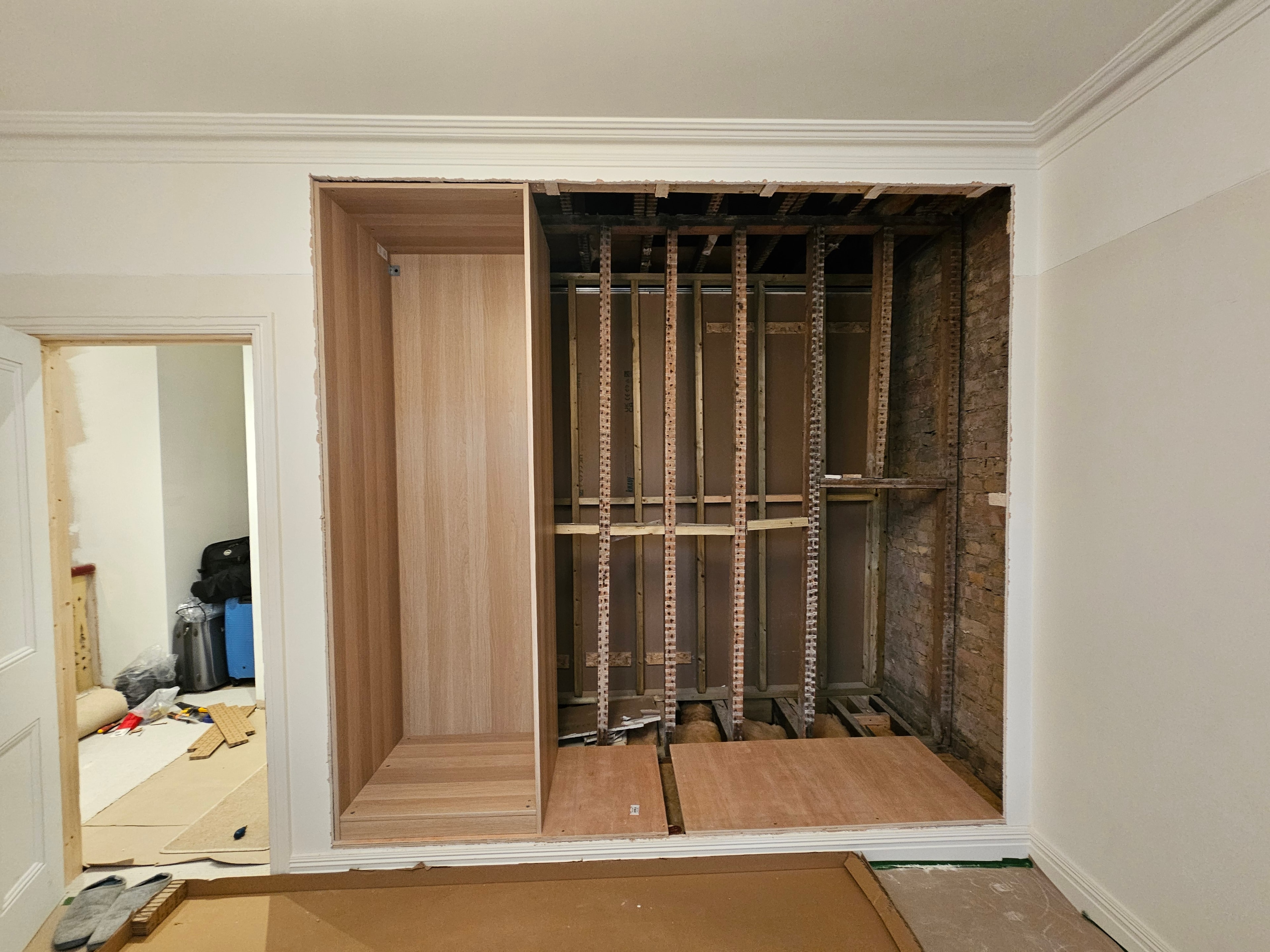 First Pax carcass being installed
